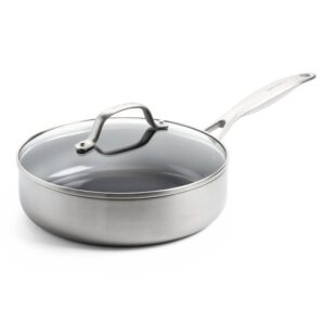 GreenPan Geneva Hapjespan 24 cm RVS