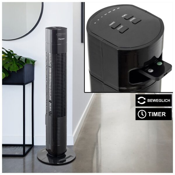 Bestron AFT770ZRC Torenventilator 78 cm Zwart - Afbeelding 2