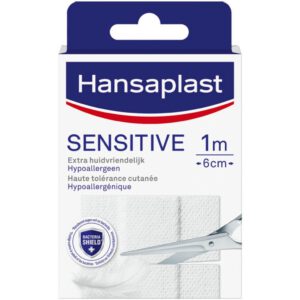 Hansaplast Sensitive Pleisters 100x6 cm Wit