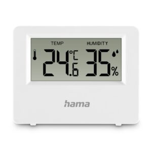 Hama Thermometer + Hygrometer voor Binnen en Buiten Wit
