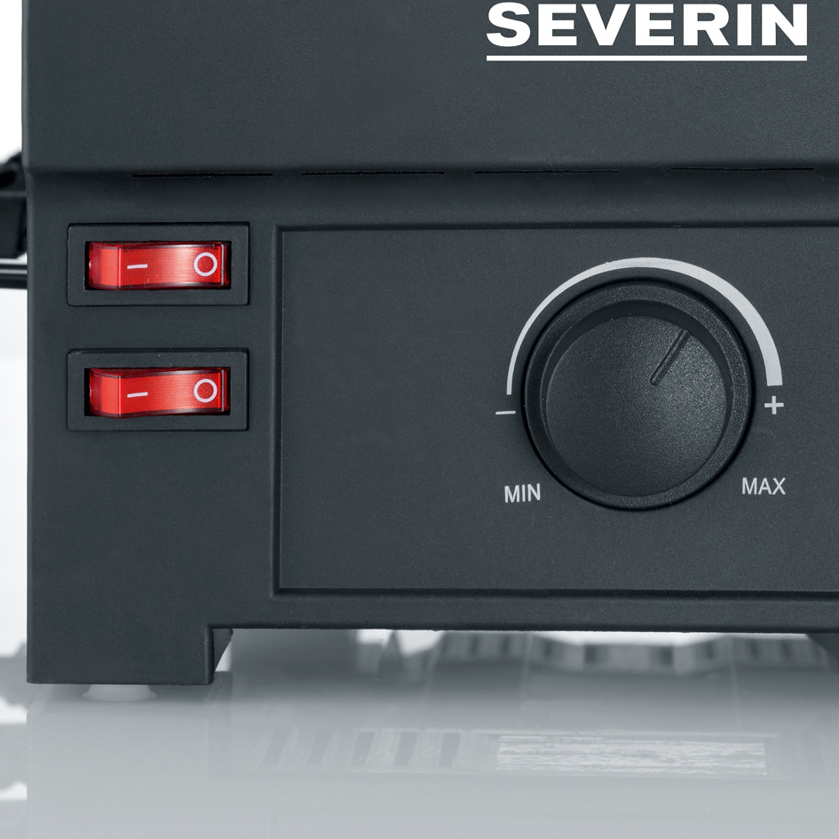 Severin RG2687 Pizza/Raclette Grill 1150W Zwart - Afbeelding 3