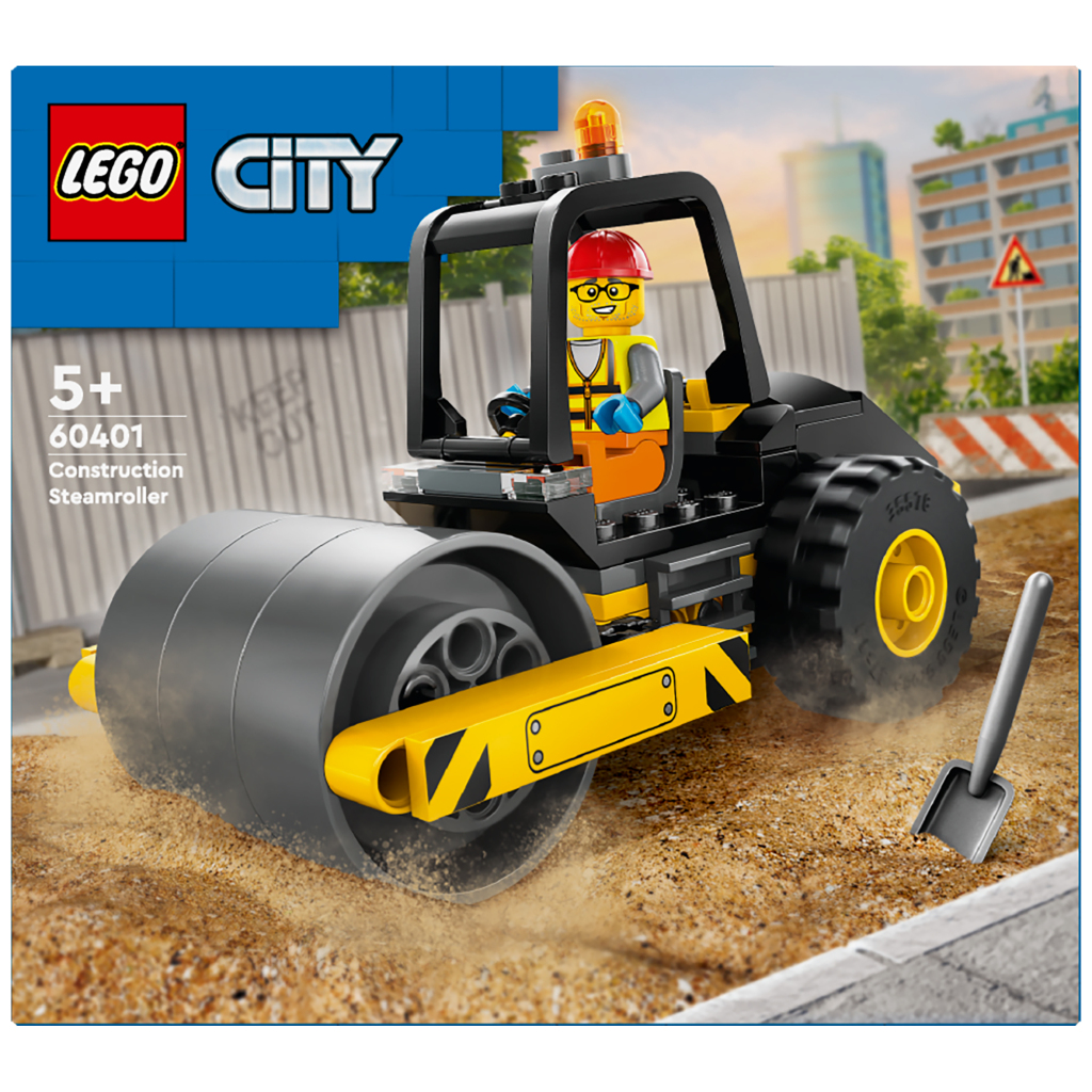 Lego 60401 City Vehicles Construction Steamroller - Afbeelding 5