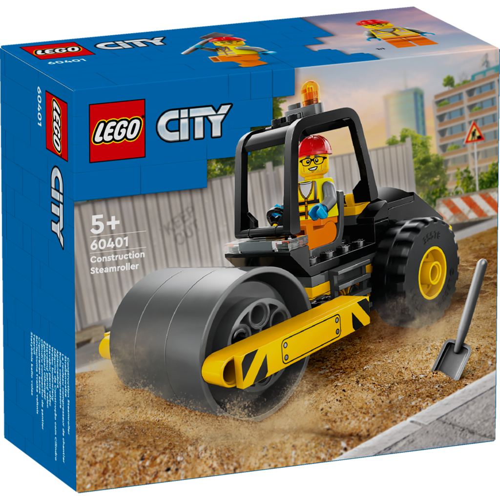 Lego 60401 City Vehicles Construction Steamroller - Afbeelding 6